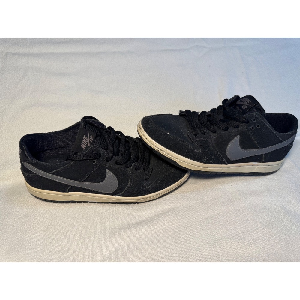 Nike SB Dunk Low Pro Ishod Wair Black Gunsmoke Suede Skate Shoes 819674-001 US 6
